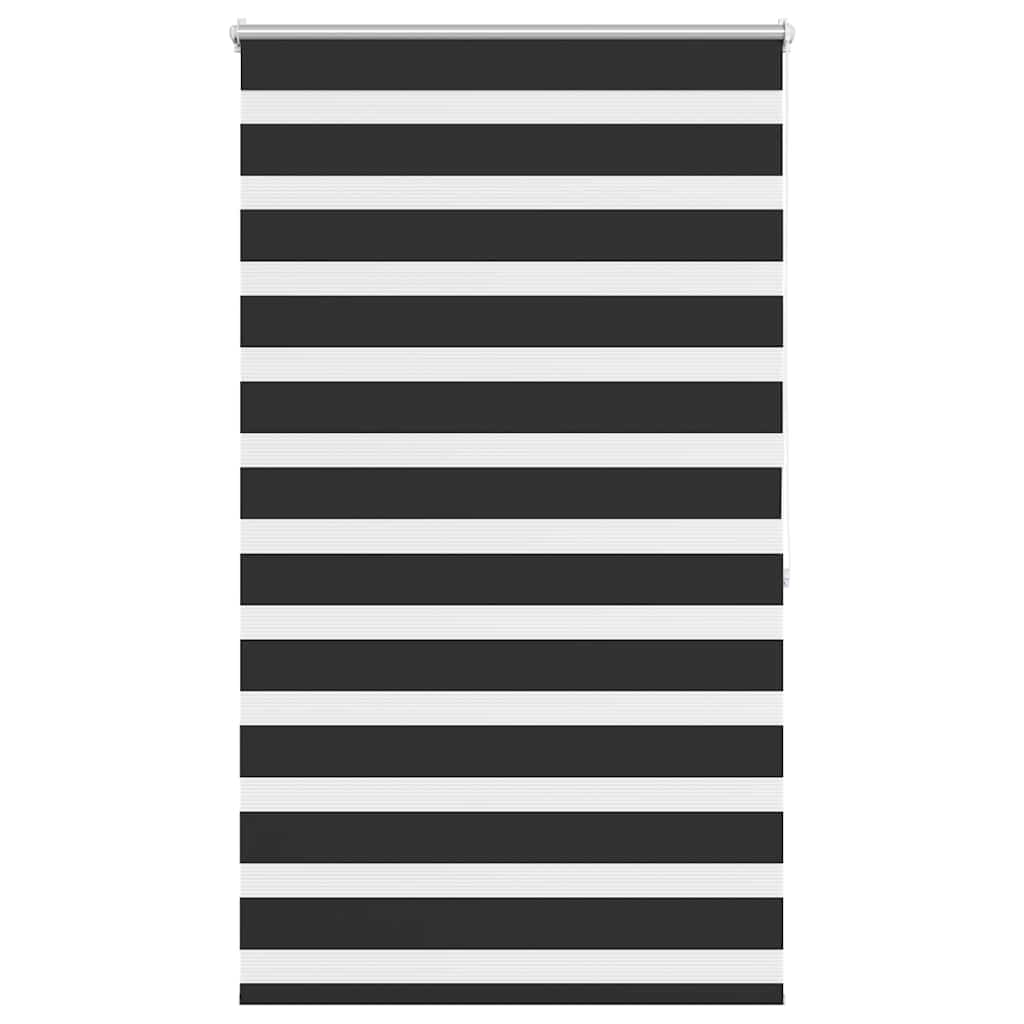 vidaXL Zebra blind 100,9x175 cm Fabric Width 96,7 cm black