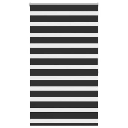 vidaXL Zebra blind 100,9x175 cm Fabric Width 96,7 cm black
