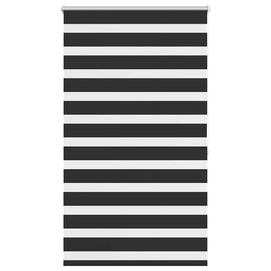 vidaXL Zebra blind 100,9x175 cm Fabric Width 96,7 cm black