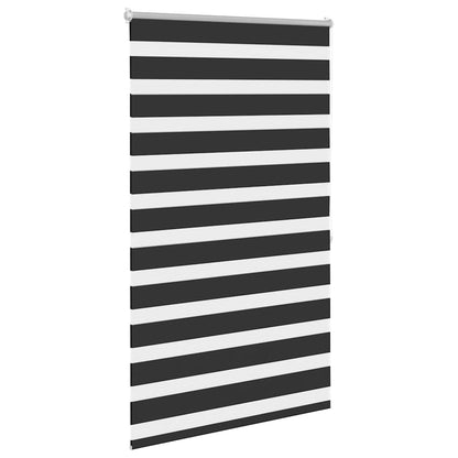 vidaXL Zebra blind 100,9x175 cm Fabric Width 96,7 cm black