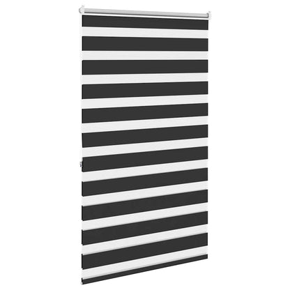 vidaXL Zebra blind 100,9x175 cm Fabric Width 96,7 cm black