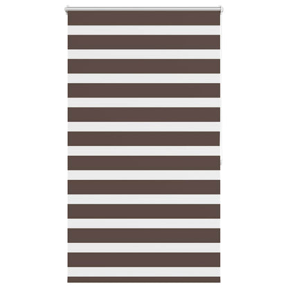 vidaXL Zebra blind 100.9x175 cm Fabric Width 96.7 cm coffee