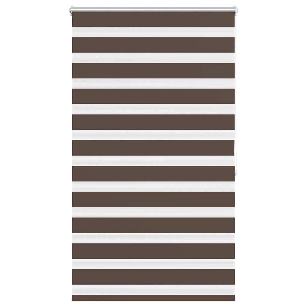 vidaXL Zebra blind 100,9x175 cm Fabric Width 96,7 cm coffee