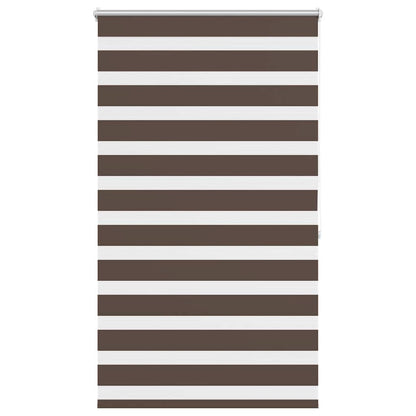 vidaXL Zebra blind 100,9x175 cm Fabric Width 96,7 cm coffee