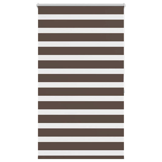 vidaXL Zebra blind 100,9x175 cm Fabric Width 96,7 cm coffee