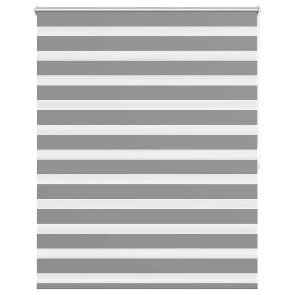vidaXL Zebra blind 120,9x175 cm Fabric Width 116,7 cm grey