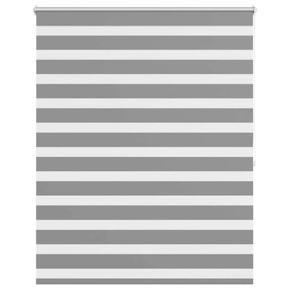 vidaXL Zebra blind 120,9x175 cm Fabric Width 116,7 cm grey