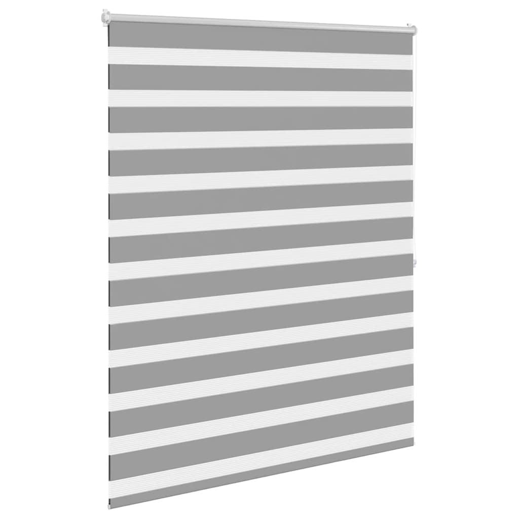 vidaXL Zebra blind 120,9x175 cm Fabric Width 116,7 cm grey