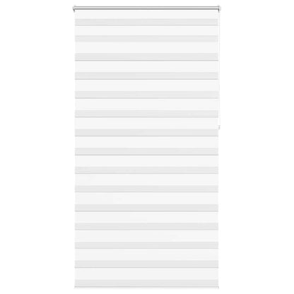 vidaXL Zebra blind 120,9x230 cm Fabric Width 116,7 cm white