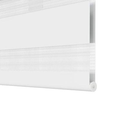 vidaXL Zebra blind 120,9x230 cm Fabric Width 116,7 cm white