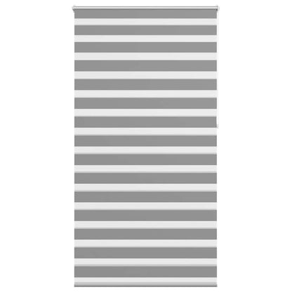 vidaXL Zebra blind 120.9x230 cm Fabric Width 116.7 cm grey