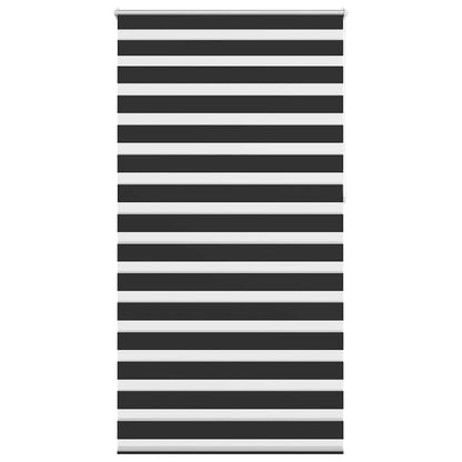 vidaXL Zebra blind 120.9x230 cm Fabric Width 116.7 cm black