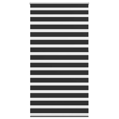 vidaXL Zebra blind 120,9x230 cm Fabric Width 116,7 cm black