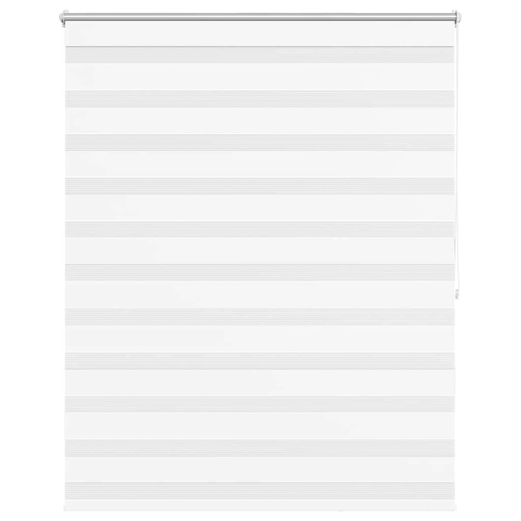 vidaXL Zebra blind 140,9x175 cm Fabric Width 136,7 cm white