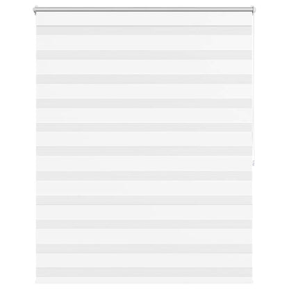 vidaXL Zebra blind 140,9x175 cm Fabric Width 136,7 cm white