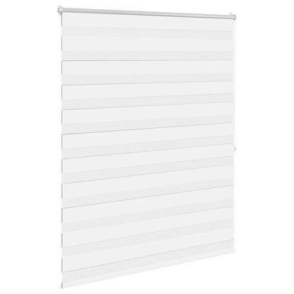 vidaXL Zebra blind 140,9x175 cm Fabric Width 136,7 cm white