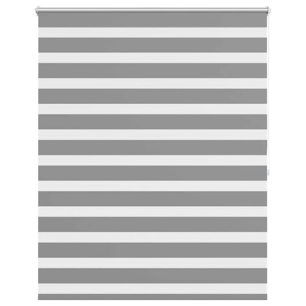 vidaXL Zebra blind 140,9x175 cm Fabric Width 136,7 cm grey