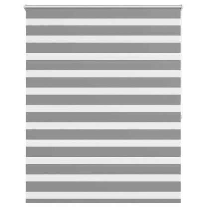 vidaXL Zebra blind 140,9x175 cm Fabric Width 136,7 cm grey