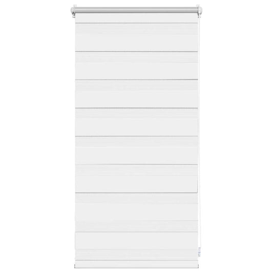 vidaXL Zebra blind 40,9x100 cm Fabric Width 36,7 cm white