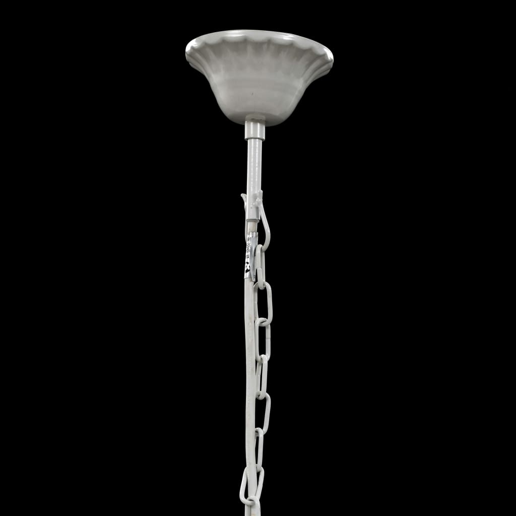 240309 vidaXL Chandelier 5 Bulbs Transparent