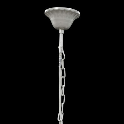 240309 vidaXL Chandelier 5 Bulbs Transparent