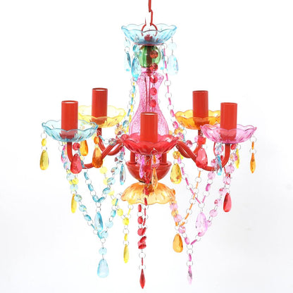 240311 vidaXL Crystal Light 5 Bulbs Multicolour