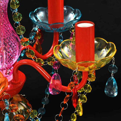 240311 vidaXL Crystal Light 5 Bulbs Multicolour