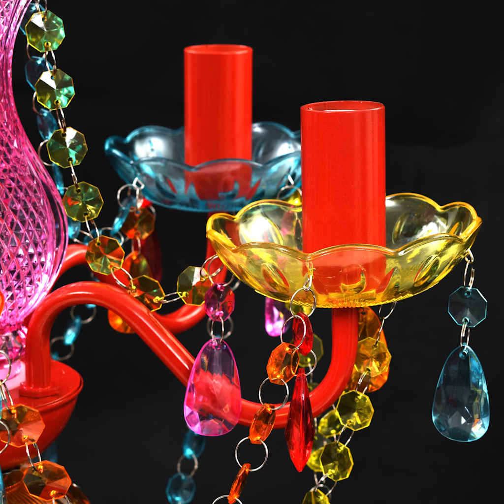 240311 vidaXL Crystal Light 5 Bulbs Multicolour