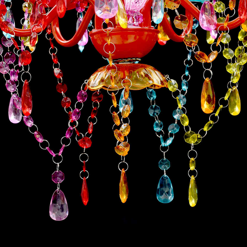 240311 vidaXL Crystal Light 5 Bulbs Multicolour
