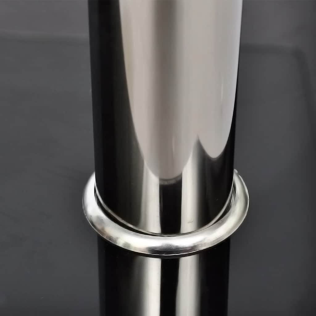 vidaXL Coffee Table Glass 2 Tiers