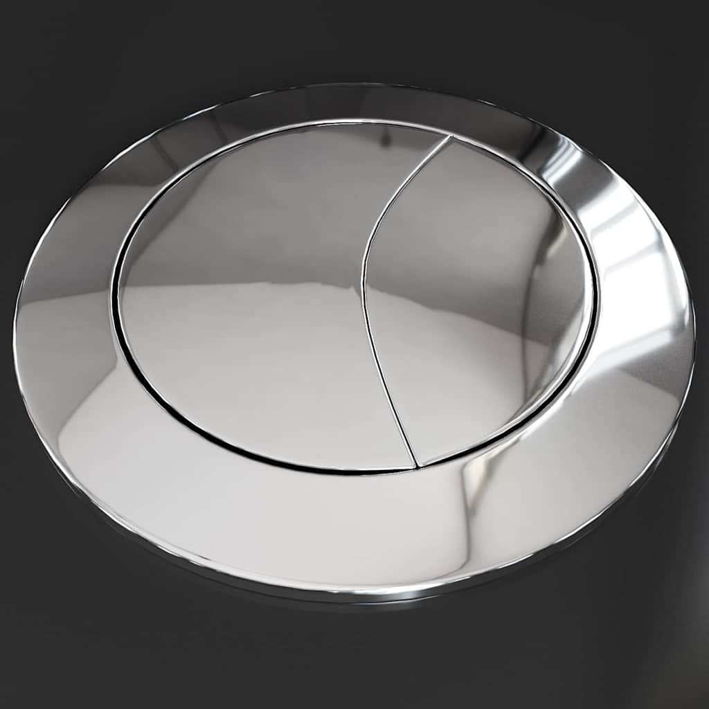 vidaXL Ceramic Toilet Back Water Flow Black