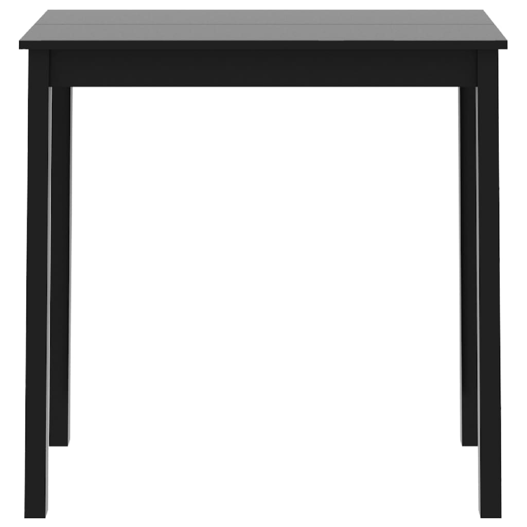 240378 vidaXL Bar Table MDF Black 115x55x107 cm