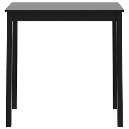 240378 vidaXL Bar Table MDF Black 115x55x107 cm