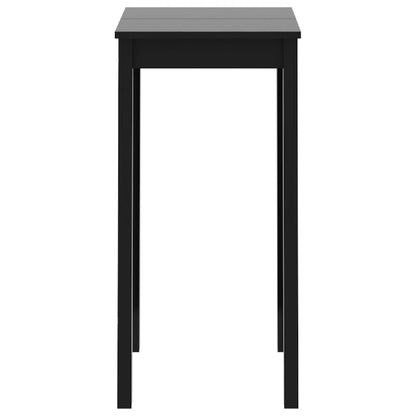 vidaXL Bar Table MDF Black 55x55x107 cm
