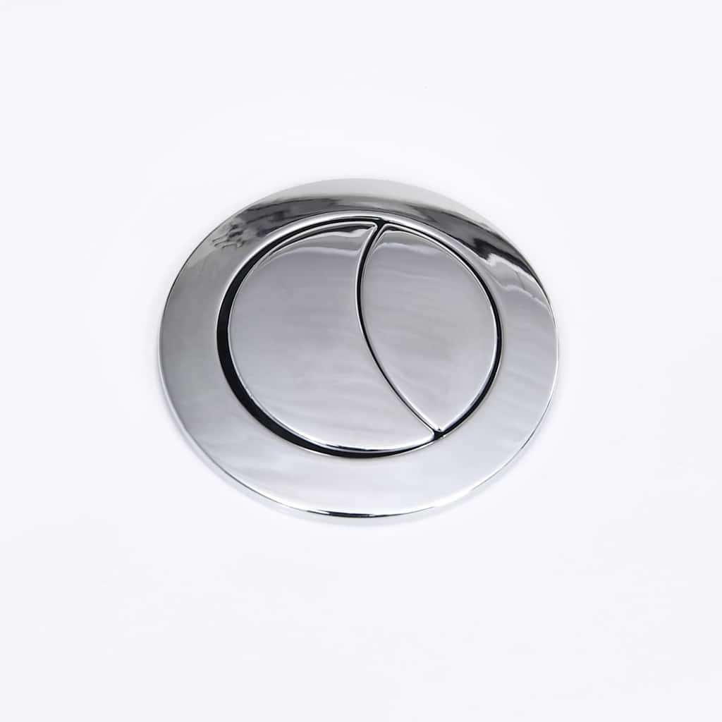 vidaXL Ceramic Toilet Back Water Flow White