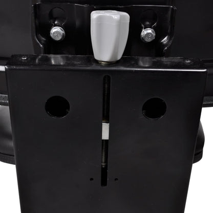 vidaXL Tractor Seat with Suspension Black