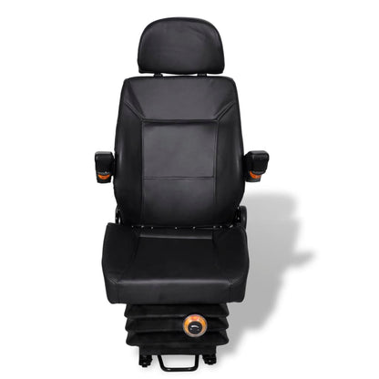 vidaXL Tractor Seat | Black | Steel | Universal fit for tractors