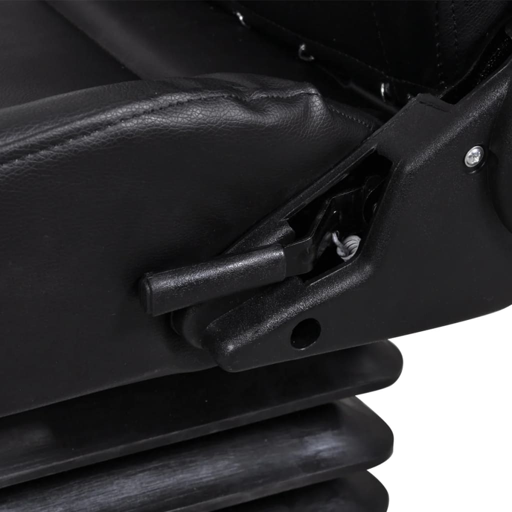 vidaXL Tractor Seat | Black | Steel | Universal fit for tractors