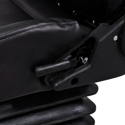 vidaXL Tractor Seat | Black | Steel | Universal fit for tractors