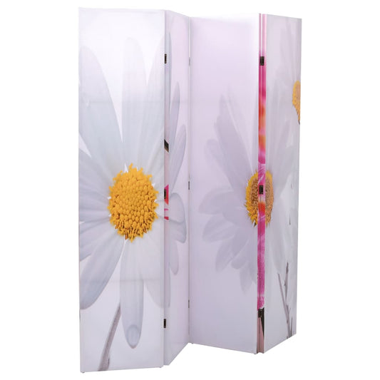 vidaXL Folding Room Divider 160x170 cm Flower