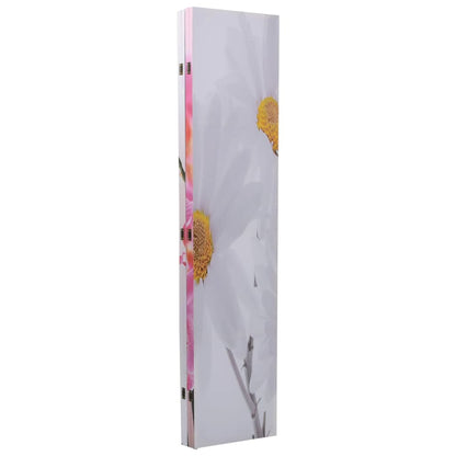 vidaXL Folding Room Divider 160x170 cm Flower