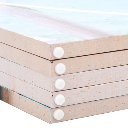 vidaXL Folding Room Divider 200x170 cm Beach