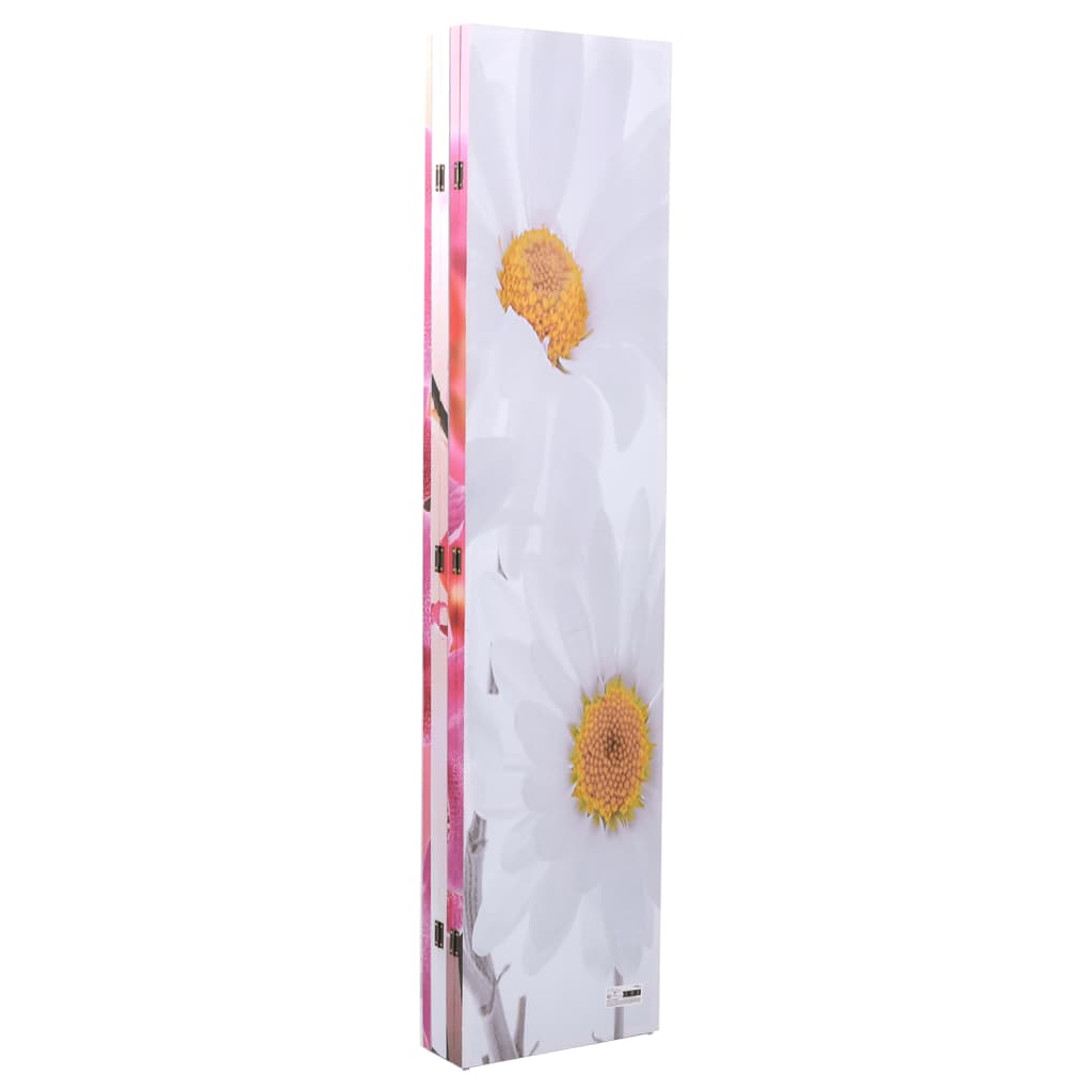 vidaXL Folding Room Divider 200x170 cm Flower