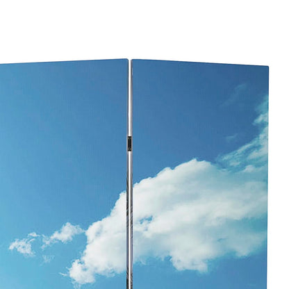 vidaXL Folding Room Divider 217x170 cm Beach