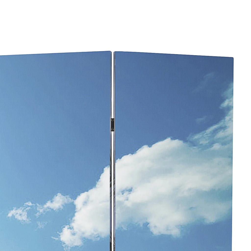 240480 vidaXL Folding Room Divider 217x170 cm Beach