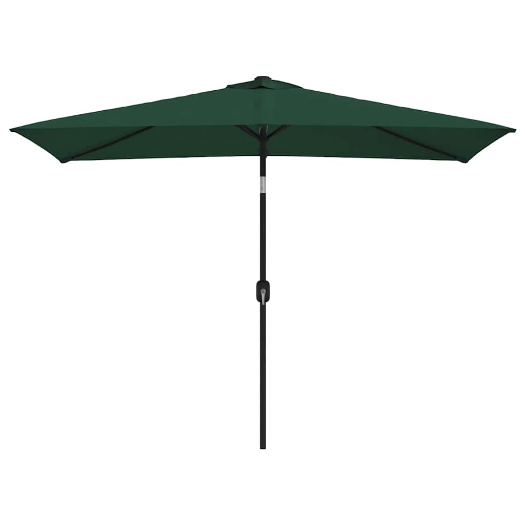 vidaXL Parasol | Green | Polyester, Steel | 200 x 300 cm | Foldable | Parasol