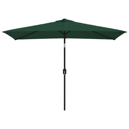 vidaXL Parasol | Green | Polyester, Steel | 200 x 300 cm | Foldable | Parasol
