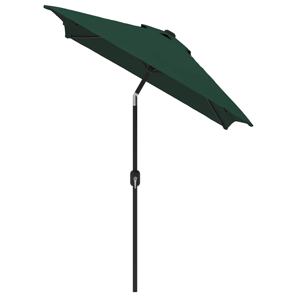 vidaXL Parasol | Green | Polyester, Steel | 200 x 300 cm | Foldable | Parasol