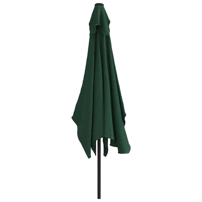 vidaXL Parasol | Green | Polyester, Steel | 200 x 300 cm | Foldable | Parasol