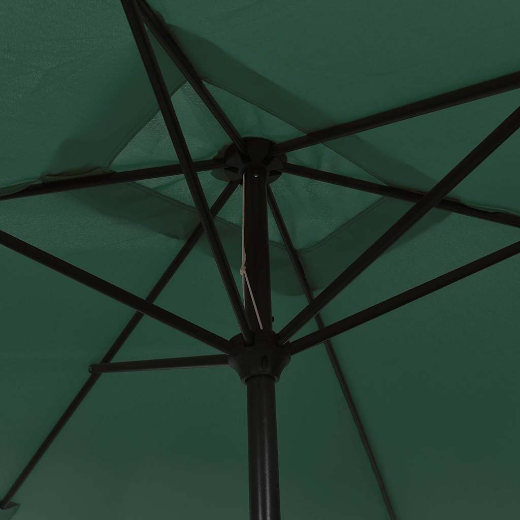 vidaXL Parasol | Green | Polyester, Steel | 200 x 300 cm | Foldable | Parasol